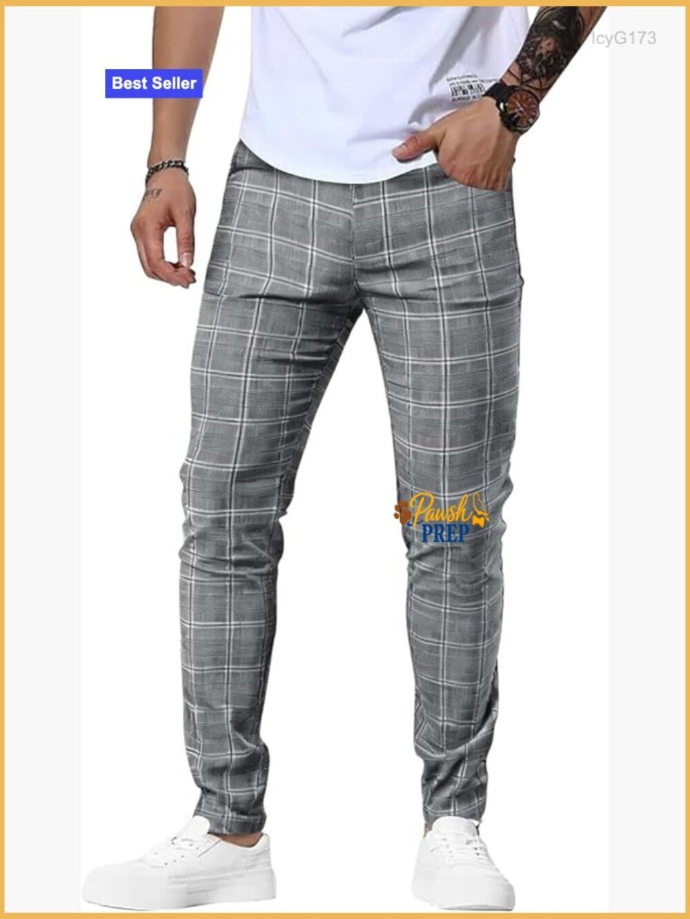 Slim Fit Dress Pants Stretchy Twill Chinos Tapered Skinny Slacks
